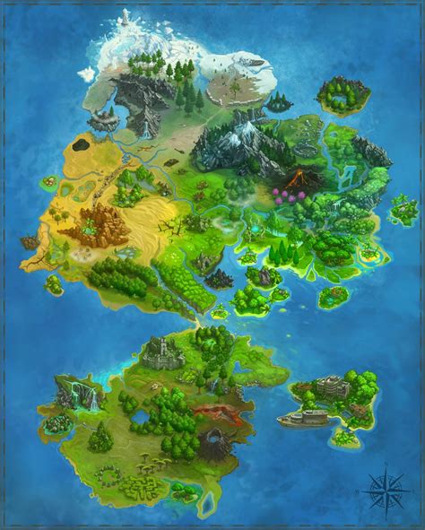 Fantasy Map Georgi Markov On Artstation At Artwork 3p3dautm