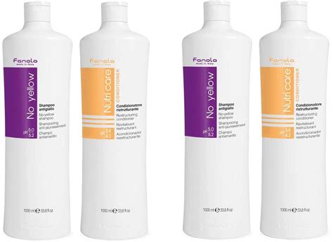 Amazon Fanola No Yellow Shampoo Nutri Care Conditioner Ml