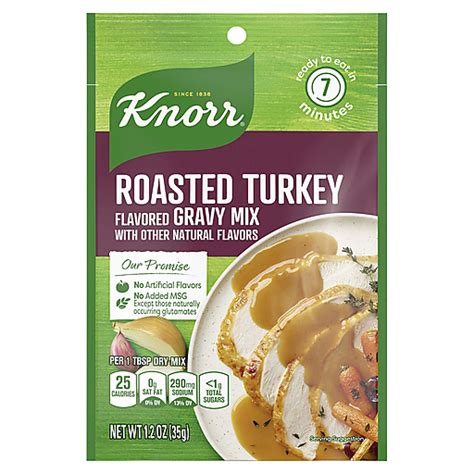 Knorr Gravy Mix Roasted Turkey Flavored Gravy And Gravy Mixes Foodtown