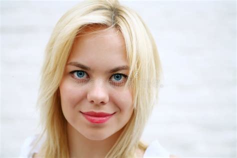 Pretty Blonde Face Stock Photo Image Of Retro Woman