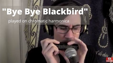 Bye Bye Blackbird Jazz Chromatic Harmonica Suzuki G48W YouTube