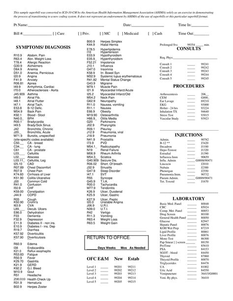 Free Printable Superbill Templates Pdf Psychotherapy Speech And Physical Therapy