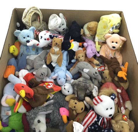Lot Assorted Vintage Beanie Babies
