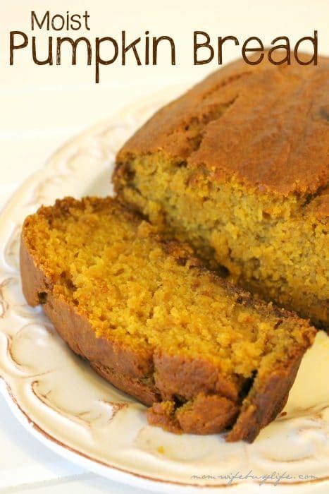 Moist Pumpkin Bread Recipe