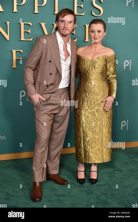 Conor Merrigan Turner Left And Essie Randles Arrive At The Premiere