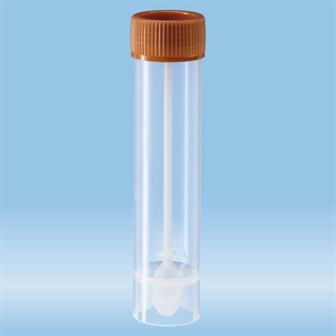 Faeces Tube With Spoon Screw Cap Lx X Mm Transparent