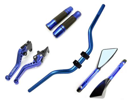 Kit Guid O Naked Manopla Fechada Jupiter Retrovisor Tm Manete Cb F Cg A Disco Stark Race