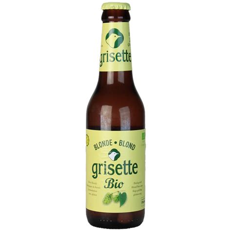 GRISETTE BLONDE BIO Sans Gluten 25 Cl Le Shop Le Belge