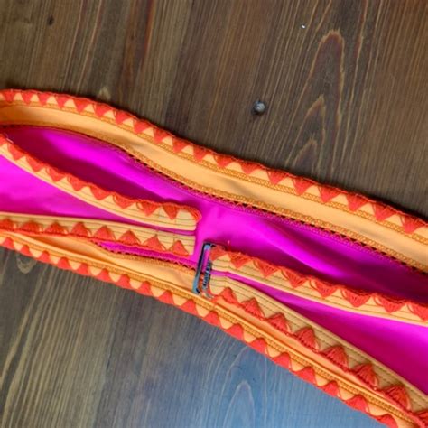 Same Swim Swim Same Swim Pink And Orange Bikini Set Poshmark