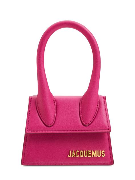 Jacquemus Sac Main En Cuir Le Chiquito Rose Luisaviaroma