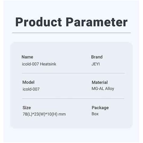 JEYI M.2 Nvme SSD Heatsink NGFF Nvme Cooling Aluminum Cooler Radiator ...