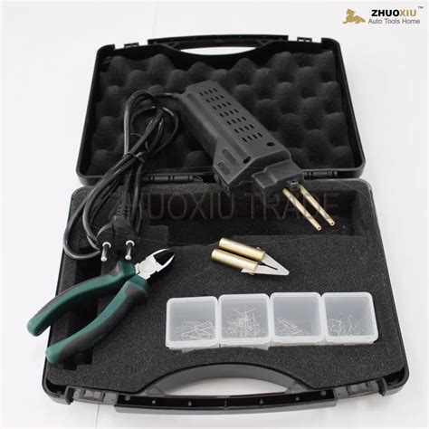 Hand Held Hot Staple Gun Auto Plastic Bumper Fairing Damage Repair