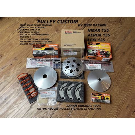 Jual Full Pulley Pully Puli Custom Rumah Roller Roler Nmax Aerox