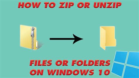 How To Zip Unzip Extract Files Folders On Windows Youtube