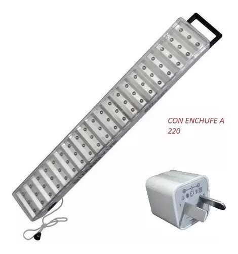 Luces Luz Emergencia Leds Slt Recargable Con Ficha V