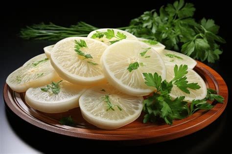 Premium Photo Onion Cut Into Slices In White Background Generative Ia