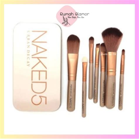 Jual Kuas Naked 5 Kaleng Make Up Brush Set 7 In 1 Kuas NAKED 5 Brush Kaleng 7 In 1 Make Up Brush
