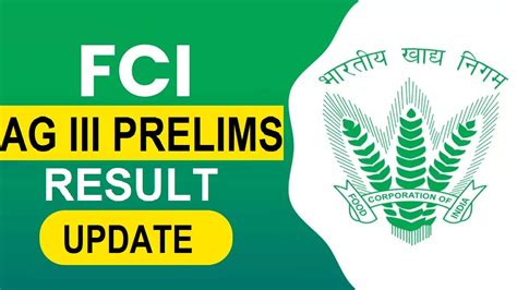 FCI AG 3 Result Update FCI AG 3 Mains Exam Date Out FCI AG 3