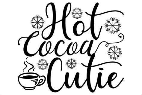 Hot Cocoa Cutie Graphic By Lakshmi6157 Creative Fabrica