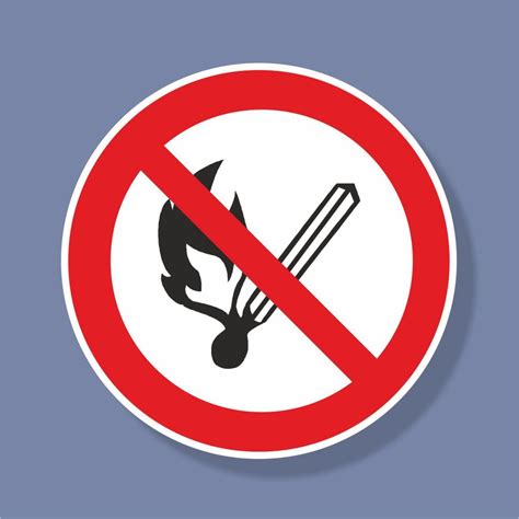 Знак Забранено паленето на огън - 240 | KANTSELARSKI.BG