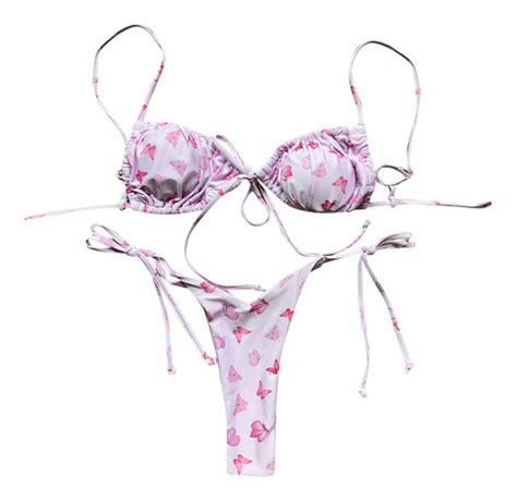 Traje De Ba O Tipo Bandeau Y Bikini Para Mujer Modelo Brazi Cuotas