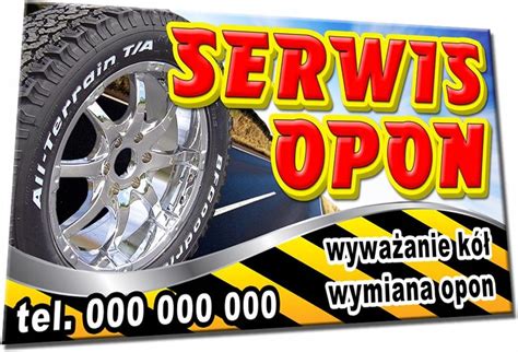 Czarmax Baner Auto Serwis Opon Wywa Anie K Wymiana Opon Ceny I