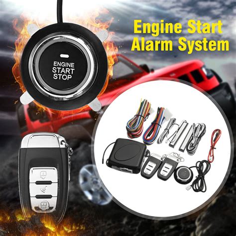 Keyless Entry Engine Push Start Alarm System Peps Remote Starter Stop