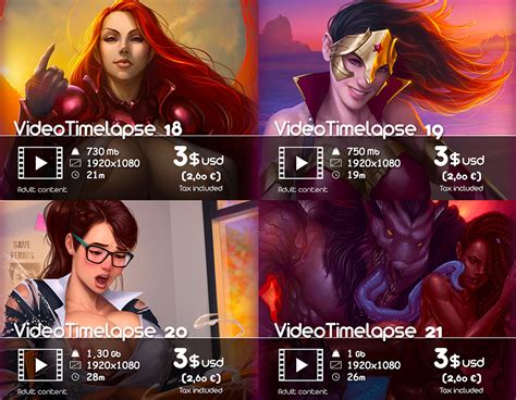 Buy My Timelapse Videos By VincentCC Hentai Foundry