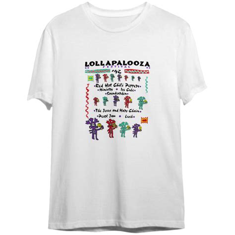Lollapalooza 1992 Red Hot Chili Peppers America Tour T Shirt Aopprinter