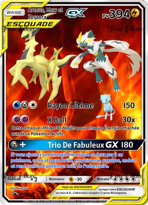 ARCEUS MEW ET ZERAORA Postimages