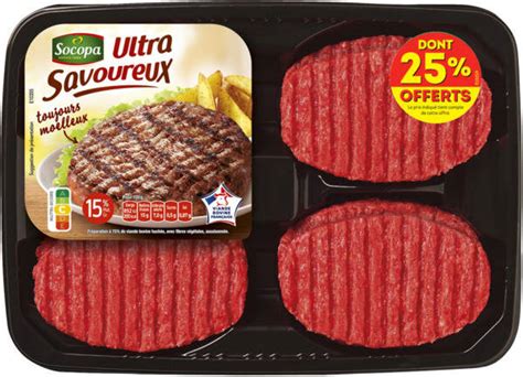 Promo Steaks Hach S M G Ultra Savoureux Socopa Chez Carrefour