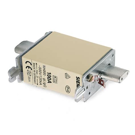 Fusível Nh T 000 Retardado 500Vca 100A 120Ka Siemens