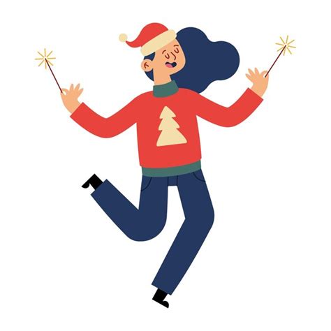 Premium Vector Christmas People Illustration
