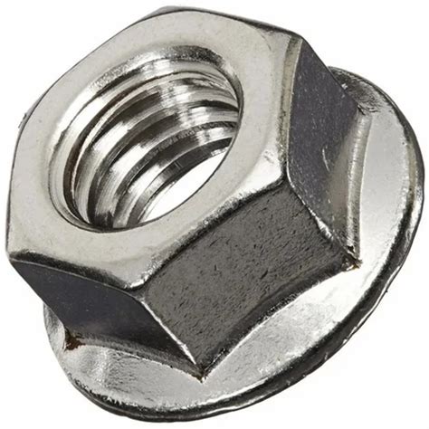 Broaching Mild Steel Hex Flange Nut Size 1inch At Rs 85 Kg In Greater