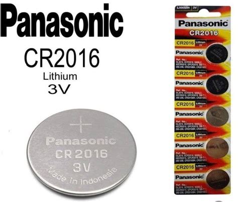 Panasonic Baterai Jam Tangan CR2016 Lithium Batre Kancing 2016