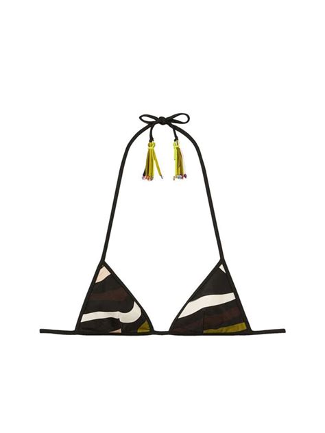 Buy Emilio Pucci Bikini Bra Multicolor At 19 Off Editorialist