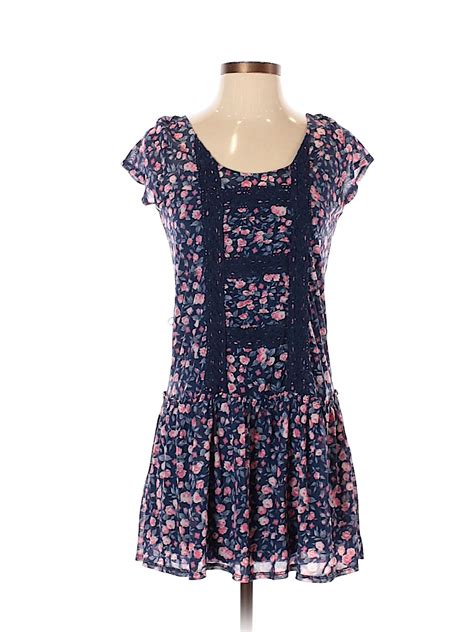 Abercrombie And Fitch Floral Blue Casual Dress Size S 86 Off Thredup