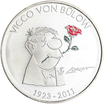 Deutschland 20 Euro Silber 2023 Vicco von Bülow Loriot