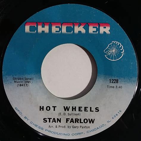 Stan Farlow Hot Wheels Vinyl Discogs