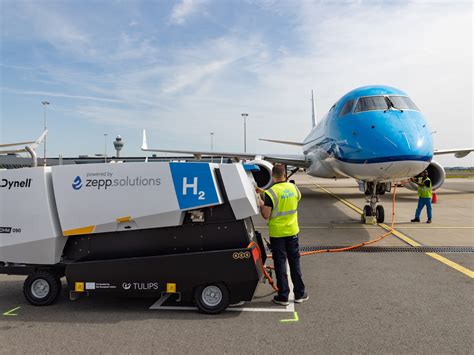 Primeur op Schiphol: luchthaven Amsterdam test eerste GPU op waterstof