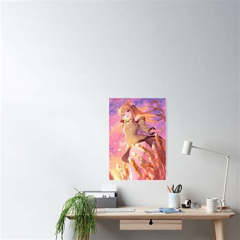 Nettes Holo Horo Sexy Arsch Hintern Thicc Spice Und Wolf Lewd Hentai Fox Anime Girl Poster