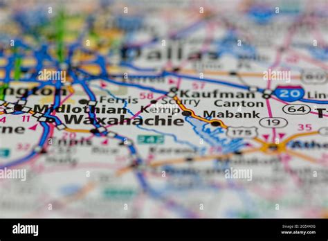 Kemp Texas Map Hi Res Stock Photography And Images Alamy
