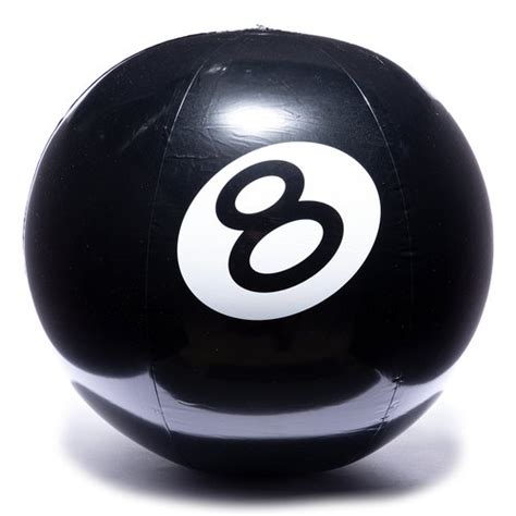 Stüssy 8-Ball Beach Ball 'Black' - 138765 | Solesense