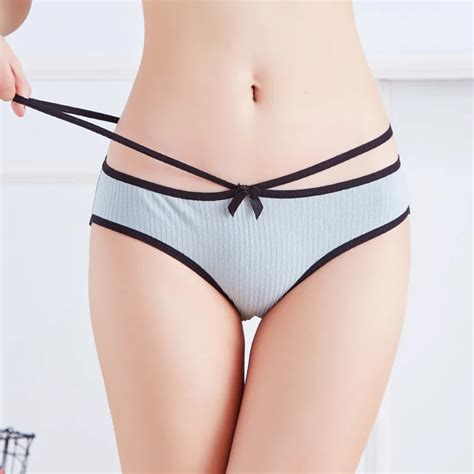 Aliexpress Buy Sexy Cotton Panties For Women Seamless Briefs Solid Lingerie Low Waist