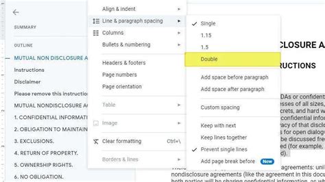 How to Double Space Lines & Paragraphs In Google Docs