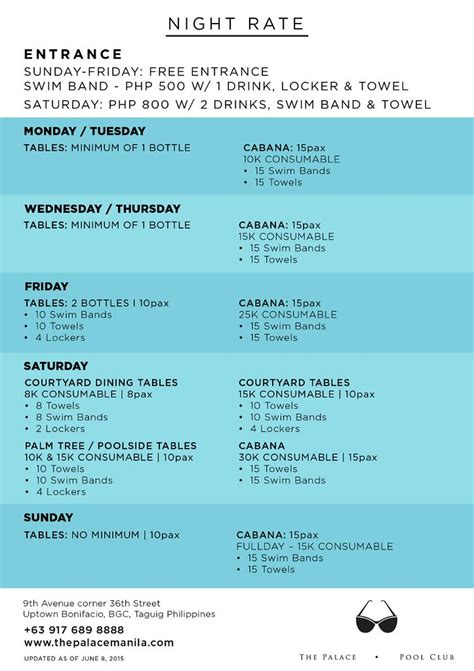 The Palace Pool Club Bgc Experience Dress Code Entrance Fee And Tips