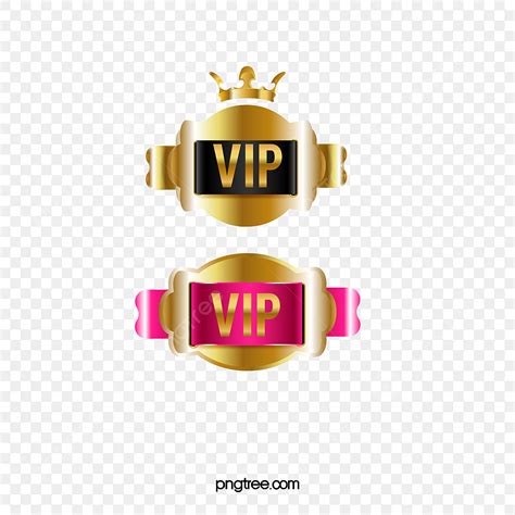 metal vip brand promotion brand metal vip brand png  vector