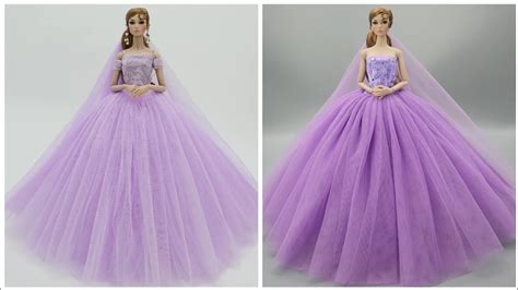 Barbie elbise yapımı DIY Dikişsiz kendin yap 5 Dakikada hallet