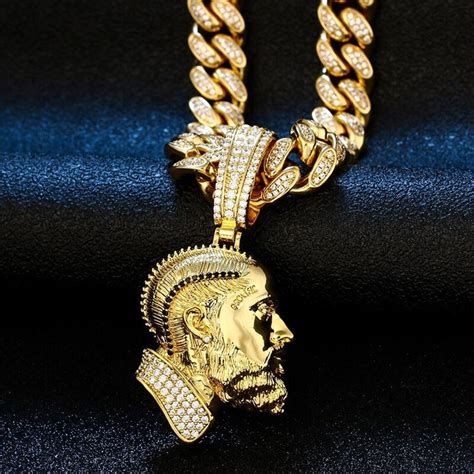 Nipsey Hussle Head Iced Out Pendant Necklace For Men Hip Hop Etsy