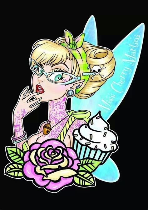 Punk Rock Tinkerbell Disney Art Tinkerbell Fairies Disney Tattoos